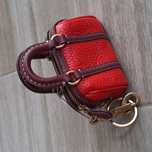 NWT Coach mini Ruby satchel bag charm - Picture 4 of 16